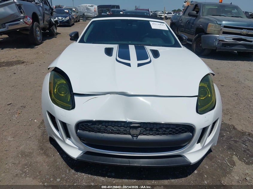 2014 Jaguar F-type VIN SAJWA6E73E8K00977 IAAI salvage auction — FRONT END, Clear (Arkansas), sold $4,300 on 2026-07-08 (photo 6)