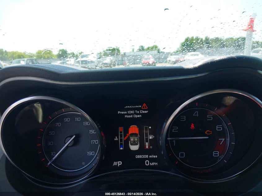2014 Jaguar F-type VIN SAJWA6E73E8K00977 IAAI salvage auction — FRONT END, Clear (Arkansas), sold $4,300 on 2026-07-08 (photo 7)
