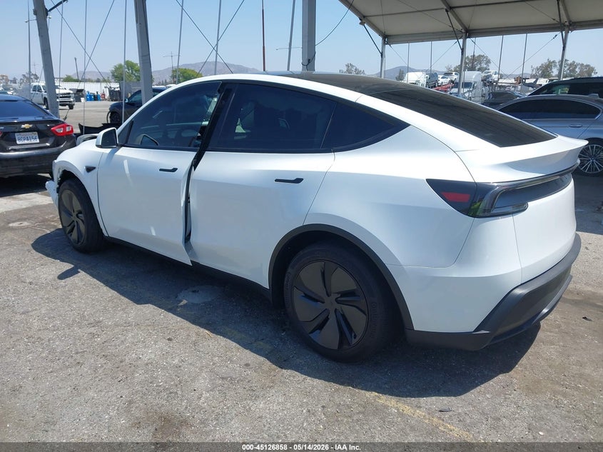 2026 Tesla Model y VIN 7SAYGDED3TF459758 IAAI salvage auction — FRONT END, Salvage (California), sold $15,600 on 2026-07-30 (photo 3)