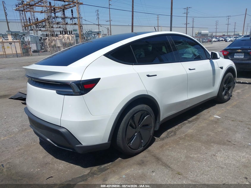 2026 Tesla Model y VIN 7SAYGDED3TF459758 IAAI salvage auction — FRONT END, Salvage (California), sold $15,600 on 2026-07-30 (photo 4)