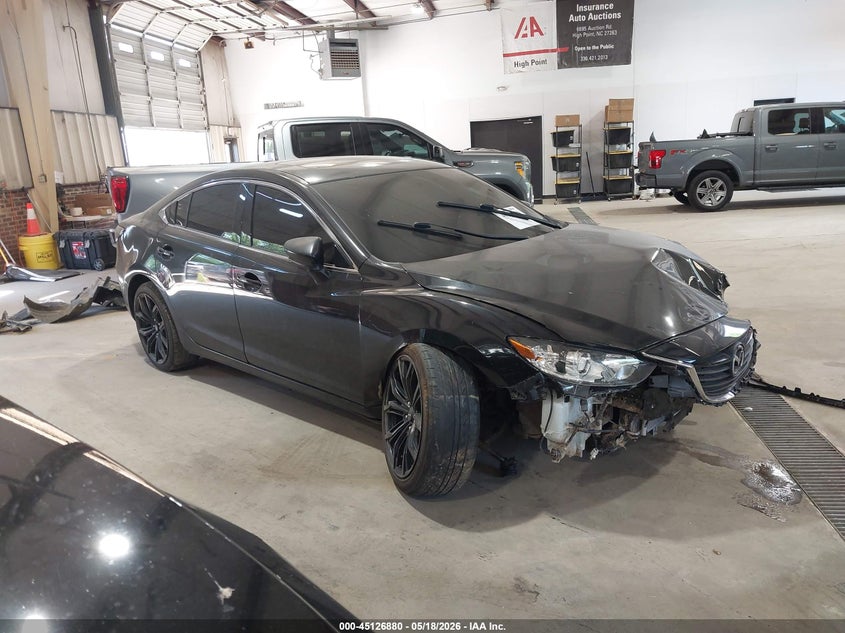 2016 Mazda 6 VIN JM1GJ1V51G1447575 IAAI salvage auction — FRONT END, Salvage (North Carolina), sold $775 on 2026-07-16 (photo 1)