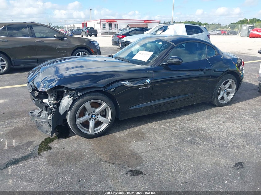 2016 BMW Z4 VIN WBALL5C53G5A21317 IAAI salvage auction — FRONT END, Rebuildable (Florida), sold $1,550 on 2026-07-16 (photo 2)