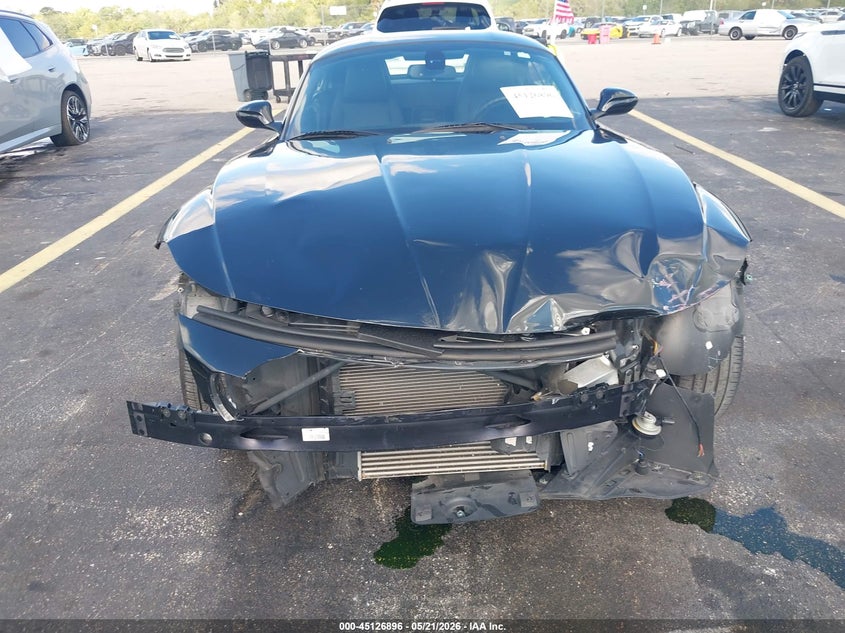 2016 BMW Z4 VIN WBALL5C53G5A21317 IAAI salvage auction — FRONT END, Rebuildable (Florida), sold $1,550 on 2026-07-16 (photo 6)