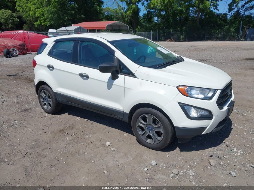 2021 Ford Ecosport VIN MAJ3S2FEXMC438850 IAAI salvage auction — SIDE, Salvage (Georgia), sold $2,200 on 2026-07-17 (photo 1)