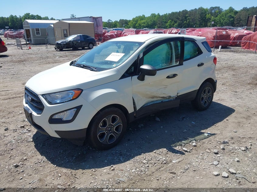 2021 Ford Ecosport VIN MAJ3S2FEXMC438850 IAAI salvage auction — SIDE, Salvage (Georgia), sold $2,200 on 2026-07-17 (photo 2)
