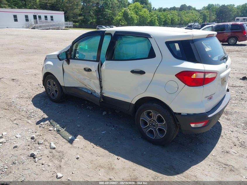 2021 Ford Ecosport VIN MAJ3S2FEXMC438850 IAAI salvage auction — SIDE, Salvage (Georgia), sold $2,200 on 2026-07-17 (photo 3)