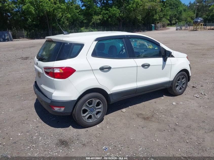 2021 Ford Ecosport VIN MAJ3S2FEXMC438850 IAAI salvage auction — SIDE, Salvage (Georgia), sold $2,200 on 2026-07-17 (photo 4)