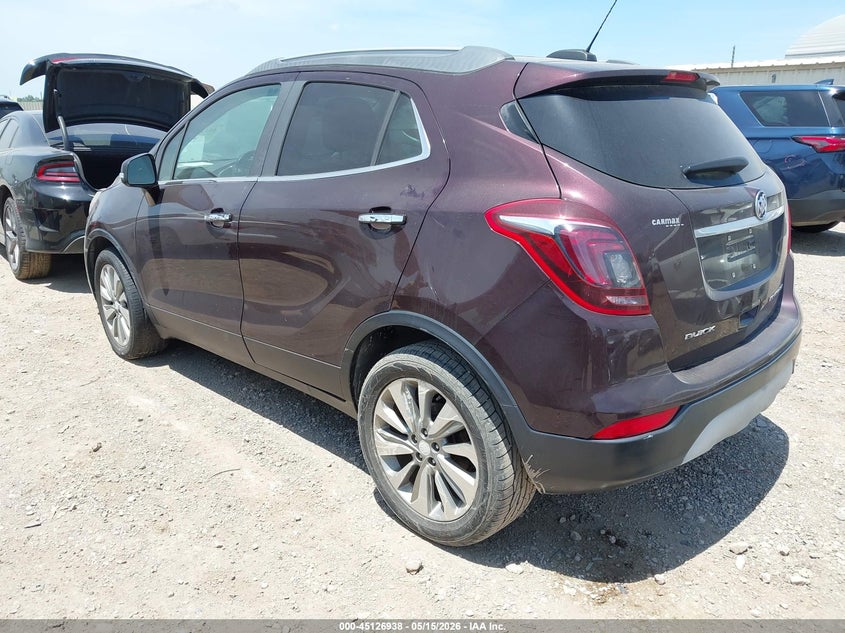 2017 Buick Encore VIN KL4CJASBXHB104228 IAAI salvage auction — LEFT FRONT, Salvage (Texas), sold $3,650 on 2026-07-13 (photo 3)