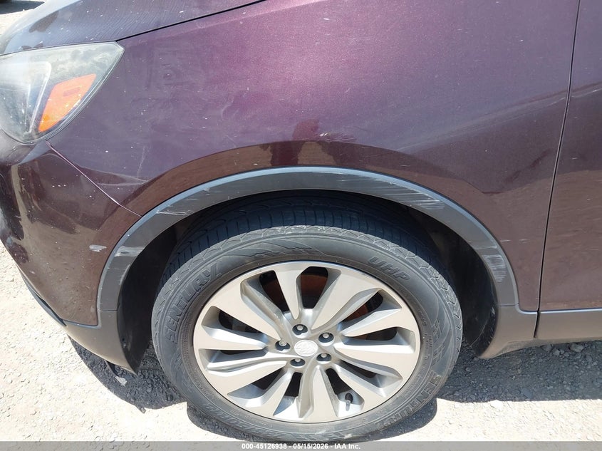 2017 Buick Encore VIN KL4CJASBXHB104228 IAAI salvage auction — LEFT FRONT, Salvage (Texas), sold $3,650 on 2026-07-13 (photo 6)
