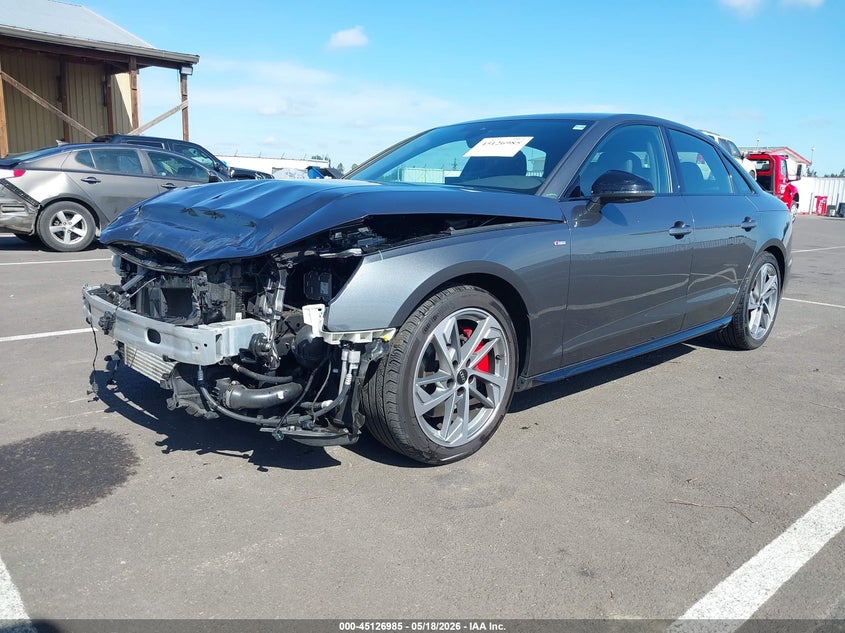 2024 Audi A4 VIN WAUEAAF41RN002615 IAAI salvage auction — FRONT END, Salvage (Oregon), sold $13,250 on 2026-07-07 (photo 2)