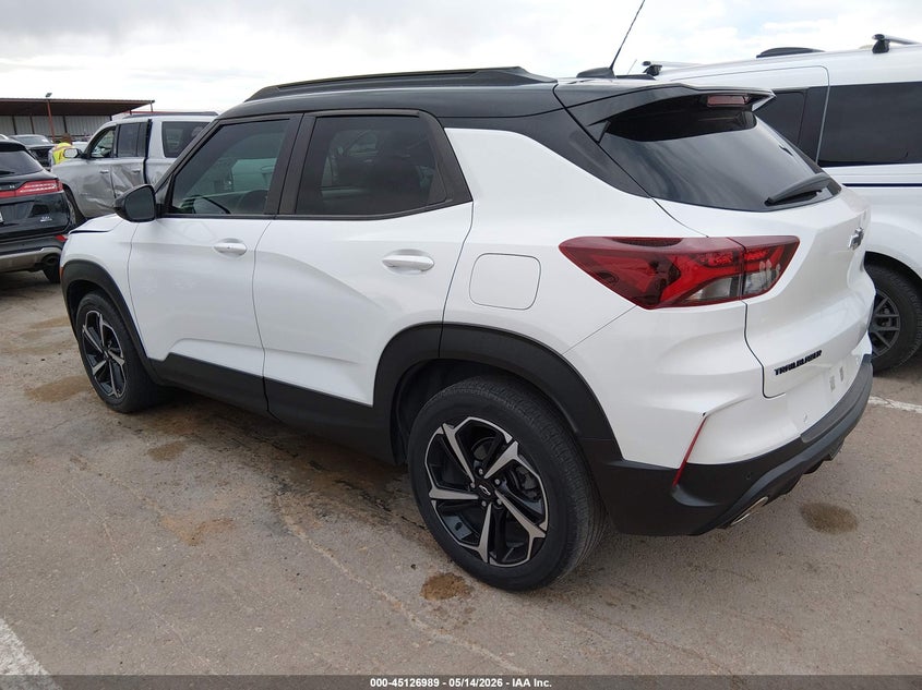 2021 Chevrolet Trailblazer VIN KL79MTSL7MB131535 IAAI salvage auction — FRONT END, Original (Texas), sold $3,800 on 2026-07-08 (photo 3)