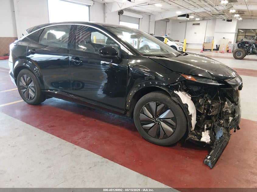 2024 Nissan Ariya VIN JN1AF0BA5RM433704 IAAI salvage auction — RIGHT FRONT, Salvage (Nevada), sold $9,200 on 2026-07-17 (photo 1)