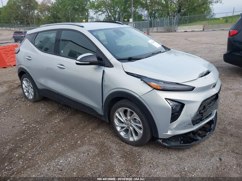 2023 Chevrolet Bolt euv VIN 1G1FY6S03P4146052 IAAI salvage auction — FRONT END, Certificate Of Destruction (Florida), sold $5,000 on 2026-07-09 (photo 1)