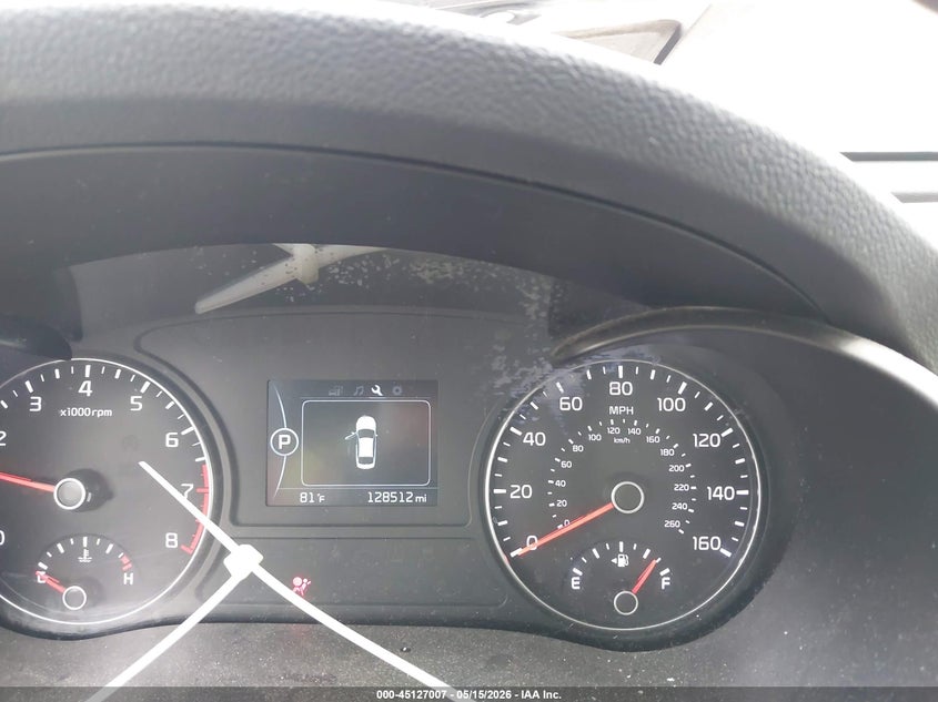 2017 Kia Optima VIN 5XXGU4L34HG137601 IAAI salvage auction — FRONT END, Original (Texas), sold $1,625 on 2026-07-07 (photo 7)