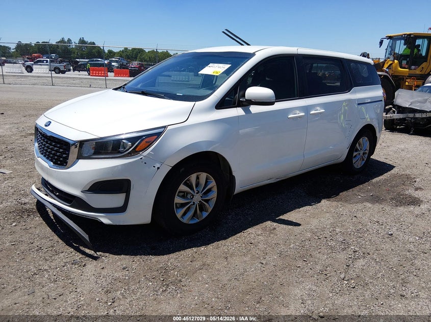 2020 Kia SEDONA VIN KNDMA5C13L6645680 IAAI salvage auction — LEFT & RIGHT, Salvage (South Carolina), sold $1,200 on 2026-07-15 (photo 2)