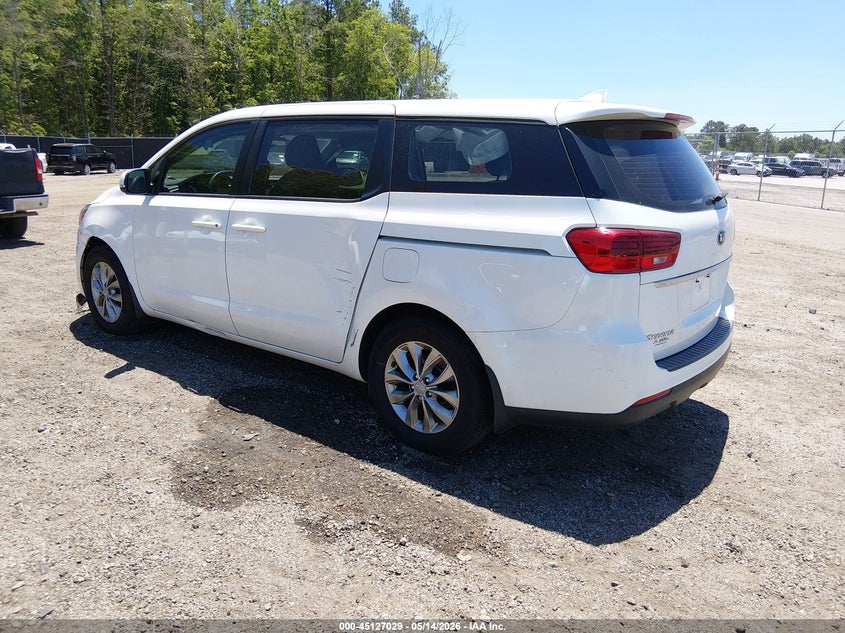 2020 Kia SEDONA VIN KNDMA5C13L6645680 IAAI salvage auction — LEFT & RIGHT, Salvage (South Carolina), sold $1,200 on 2026-07-15 (photo 3)