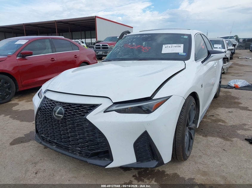 2023 Lexus Is VIN JTHGZ1B21P5059501 IAAI salvage auction — RIGHT SIDE, Salvage (Texas), sold $5,300 on 2026-07-28 (photo 2)