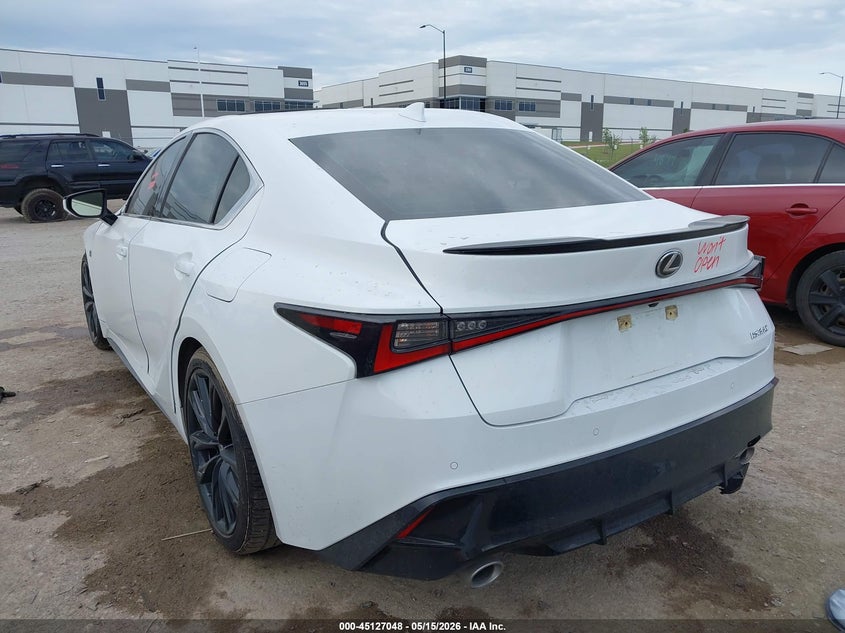 2023 Lexus Is VIN JTHGZ1B21P5059501 IAAI salvage auction — RIGHT SIDE, Salvage (Texas), sold $5,300 on 2026-07-28 (photo 3)