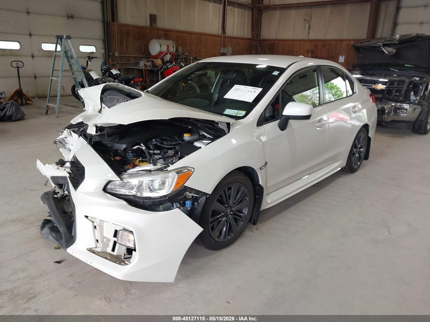 2018 Subaru Wrx VIN JF1VA1A63J9837498 IAAI salvage auction — FRONT END, Mv-907A (New York), sold $2,250 on 2026-07-08 (photo 2)