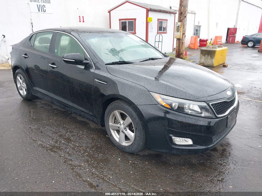 2014 Kia Optima VIN 5XXGM4A73EG310963 IAAI salvage auction — LEFT REAR, Salvage (Oregon), sold $700 on 2026-07-17 (photo 1)
