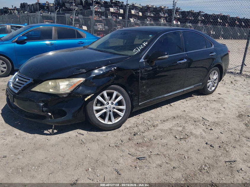 2011 Lexus Es 350 VIN JTHBK1EG3B2466929 IAAI salvage auction — LEFT FRONT, Salvage (Georgia), sold $950 on 2026-07-31 (photo 2)