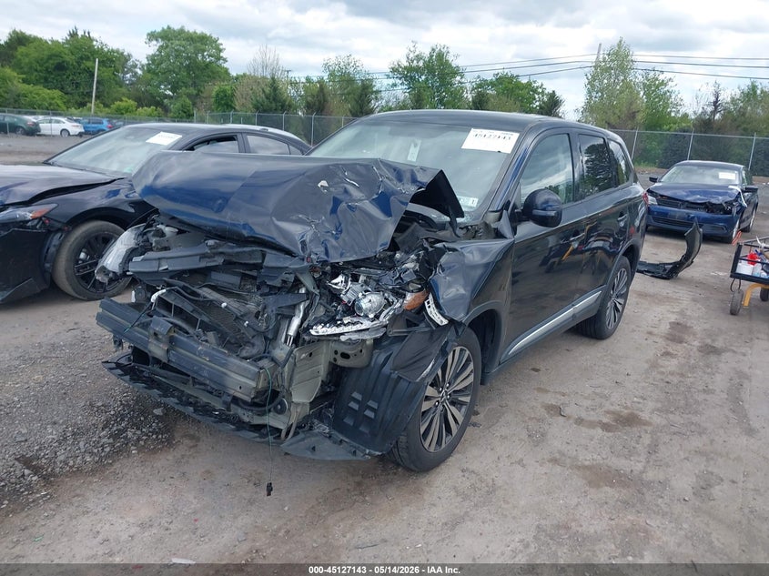 2019 Mitsubishi Outlander VIN JA4AD3A36KZ008390 IAAI salvage auction — FRONT END, Clear (Virginia), sold $1,600 on 2026-07-07 (photo 2)