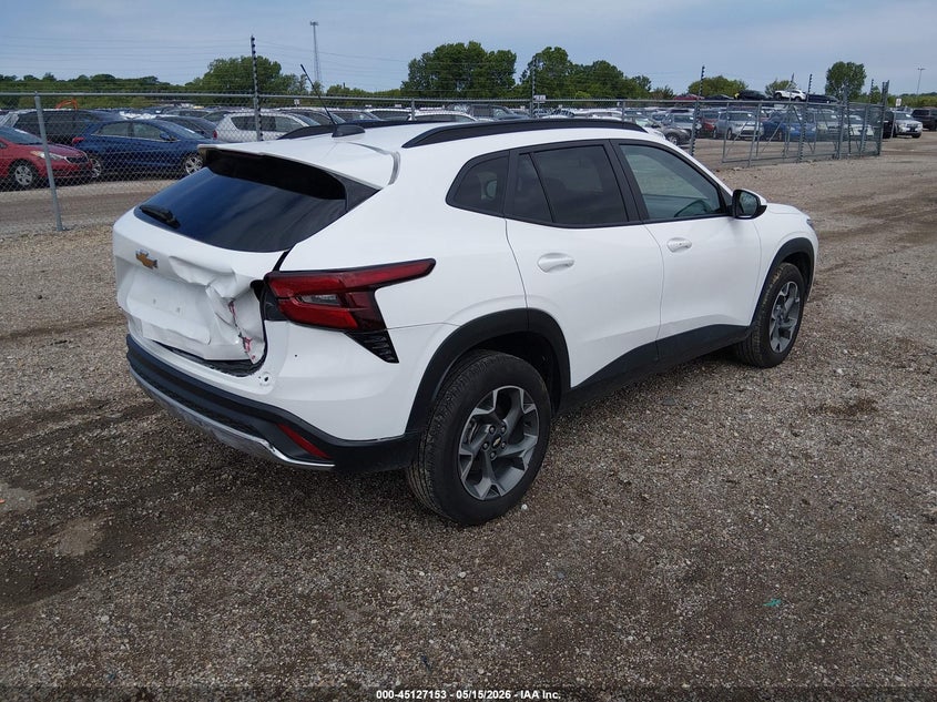 2024 Chevrolet Trax VIN KL77LHE26RC000902 IAAI salvage auction — REAR END, Salvage (Illinois), sold $8,700 on 2026-07-10 (photo 4)