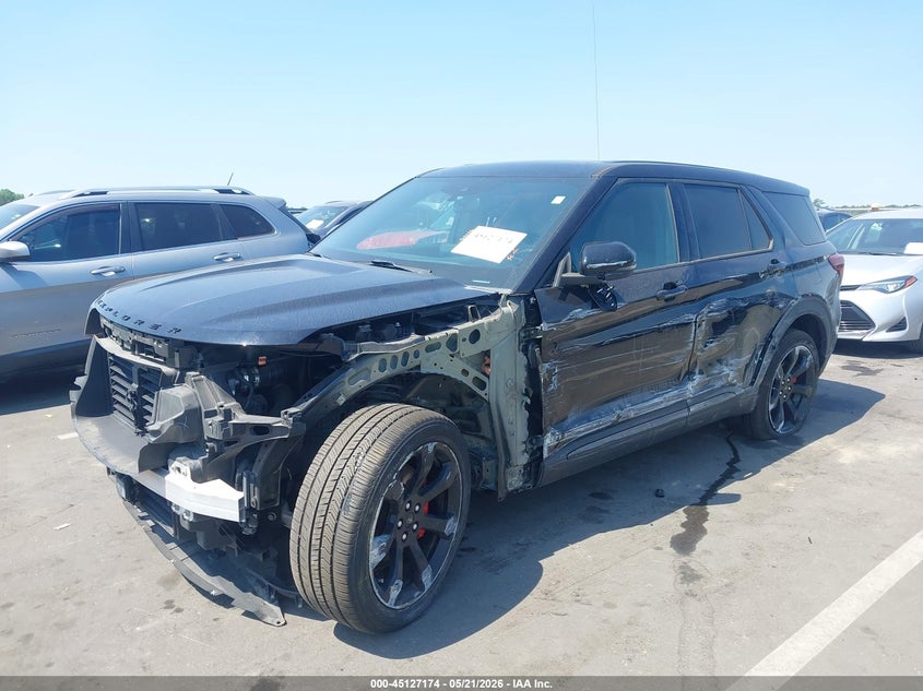 2021 Ford Explorer VIN 1FM5K8GC2MGB78189 IAAI salvage auction — LEFT SIDE, Salvage (North Carolina), sold $7,400 on 2026-07-29 (photo 2)