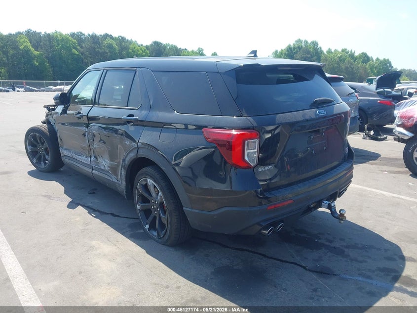 2021 Ford Explorer VIN 1FM5K8GC2MGB78189 IAAI salvage auction — LEFT SIDE, Salvage (North Carolina), sold $7,400 on 2026-07-29 (photo 3)