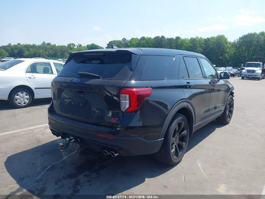2021 Ford Explorer VIN 1FM5K8GC2MGB78189 IAAI salvage auction — LEFT SIDE, Salvage (North Carolina), sold $7,400 on 2026-07-29 (photo 4)
