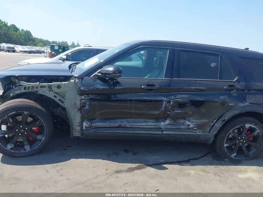 2021 Ford Explorer VIN 1FM5K8GC2MGB78189 IAAI salvage auction — LEFT SIDE, Salvage (North Carolina), sold $7,400 on 2026-07-29 (photo 6)