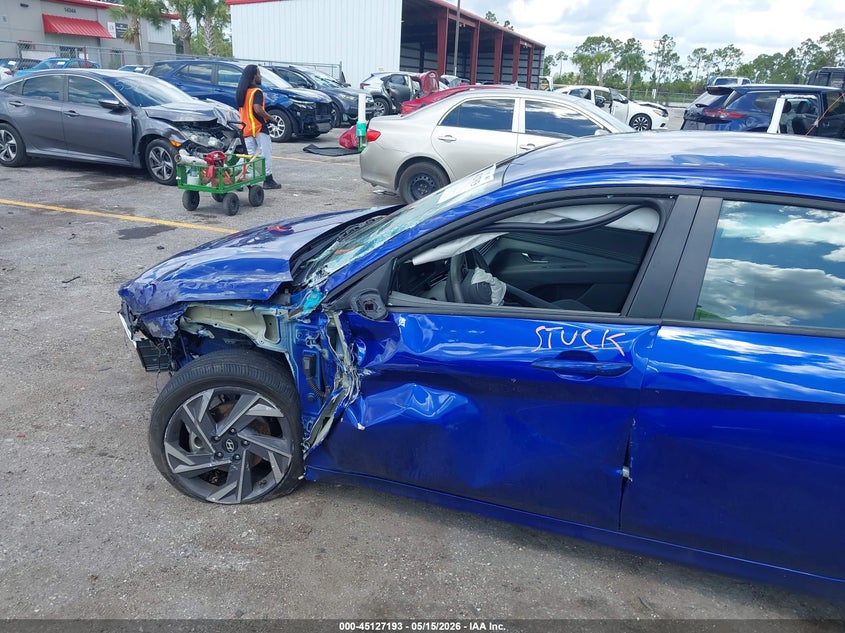 2025 Hyundai Elantra VIN KMHLM4DG8SU040513 IAAI salvage auction — LEFT FRONT, Certificate Of Destruction (Florida), sold $2,975 on 2026-07-29 (photo 6)