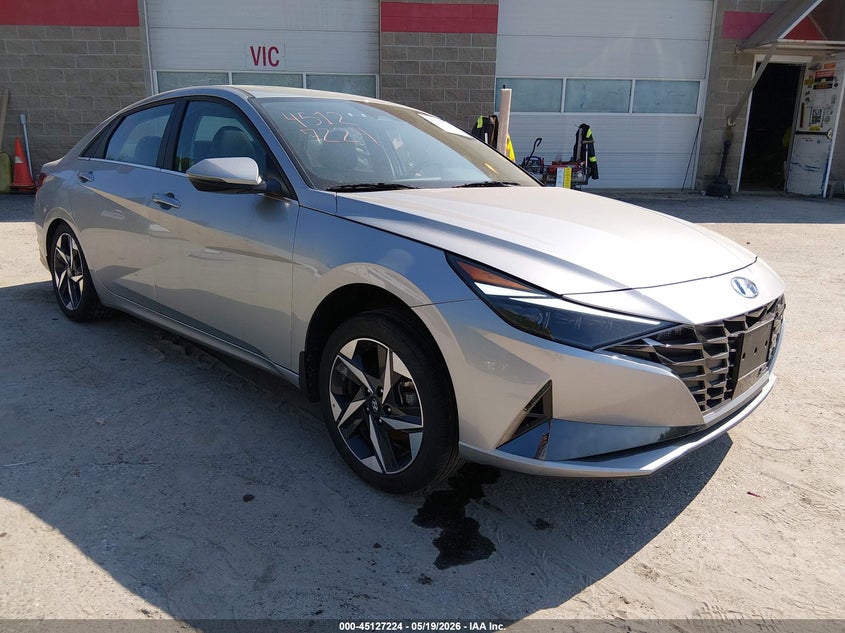 2023 Hyundai Elantra VIN 5NPLP4AG3PH117922 IAAI salvage auction — LEFT REAR, Salvage (Maine), sold $4,700 on 2026-07-06 (photo 1)