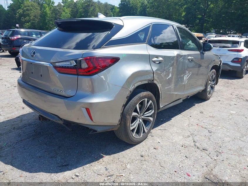2018 Lexus Rx VIN 2T2ZZMCAXJC096750 IAAI salvage auction — FRONT END, Salvage (Georgia), sold $10,750 on 2026-07-17 (photo 4)