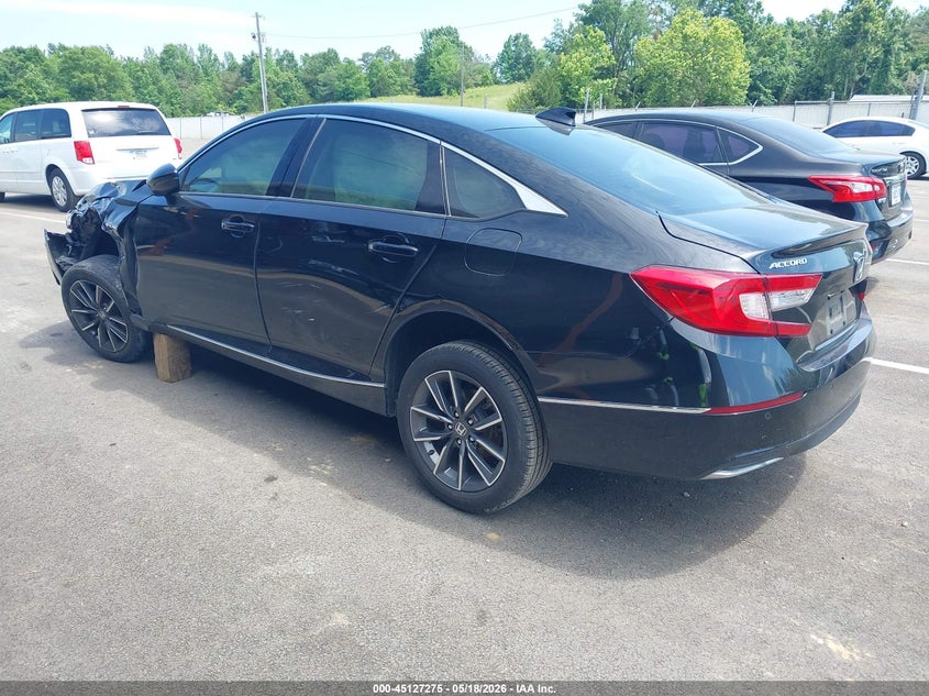 2022 Honda Accord VIN 1HGCV1F50NA031405 IAAI salvage auction — LEFT FRONT, Salvage (Mississippi), sold $6,275 on 2026-07-09 (photo 3)