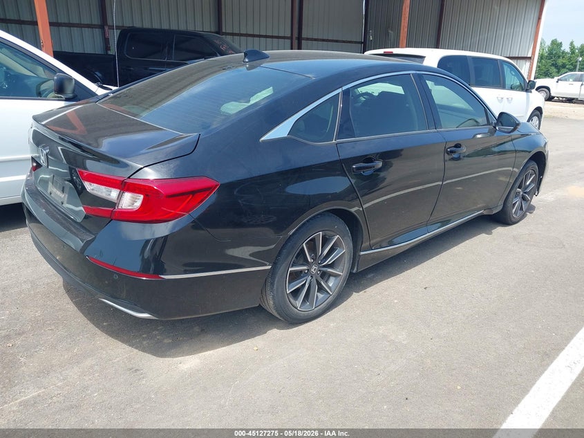 2022 Honda Accord VIN 1HGCV1F50NA031405 IAAI salvage auction — LEFT FRONT, Salvage (Mississippi), sold $6,275 on 2026-07-09 (photo 4)