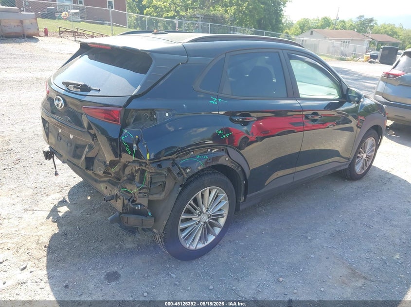 2020 Hyundai Kona VIN KM8K22AA1LU519752 IAAI salvage auction — REAR END, Salvage (Virginia), sold $3,750 on 2026-07-14 (photo 4)