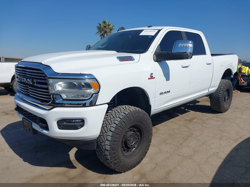 2023 Ram 2500 VIN 3C6UR5FL9PG559064 IAAI salvage auction — REAR END, Salvage (California), sold $30,050 on 2026-07-20 (photo 2)