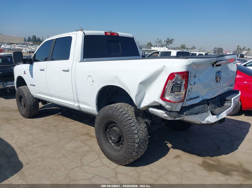 2023 Ram 2500 VIN 3C6UR5FL9PG559064 IAAI salvage auction — REAR END, Salvage (California), sold $30,050 on 2026-07-20 (photo 3)