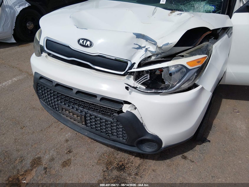 2016 Kia Soul VIN KNDJN2A21G7358419 IAAI salvage auction — LEFT FRONT, Original (Texas), sold $925 on 2026-07-08 (photo 6)