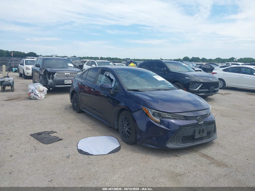 2021 Toyota Corolla VIN 5YFEPMAE3MP183439 IAAI salvage auction — LEFT FRONT, Original (Texas), sold $4,175 on 2026-07-28 (photo 1)