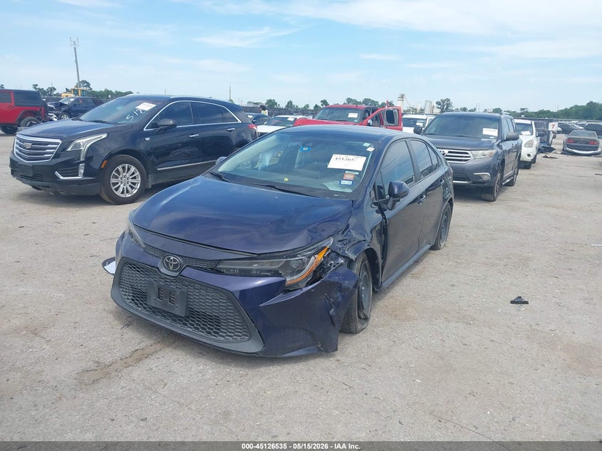 2021 Toyota Corolla VIN 5YFEPMAE3MP183439 IAAI salvage auction — LEFT FRONT, Original (Texas), sold $4,175 on 2026-07-28 (photo 2)
