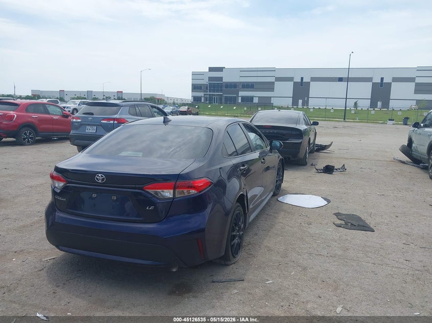 2021 Toyota Corolla VIN 5YFEPMAE3MP183439 IAAI salvage auction — LEFT FRONT, Original (Texas), sold $4,175 on 2026-07-28 (photo 4)