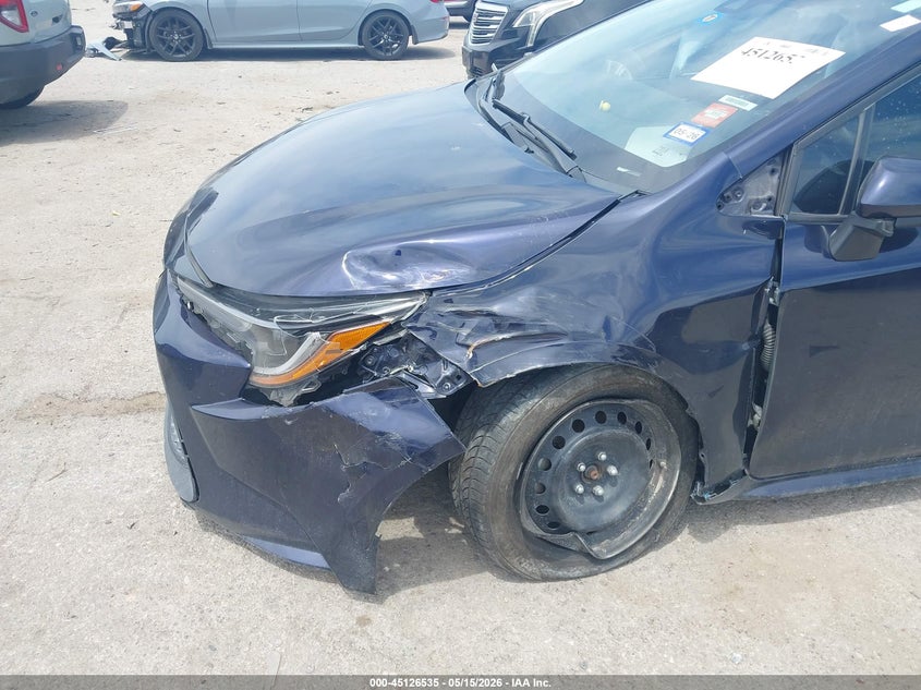 2021 Toyota Corolla VIN 5YFEPMAE3MP183439 IAAI salvage auction — LEFT FRONT, Original (Texas), sold $4,175 on 2026-07-28 (photo 6)