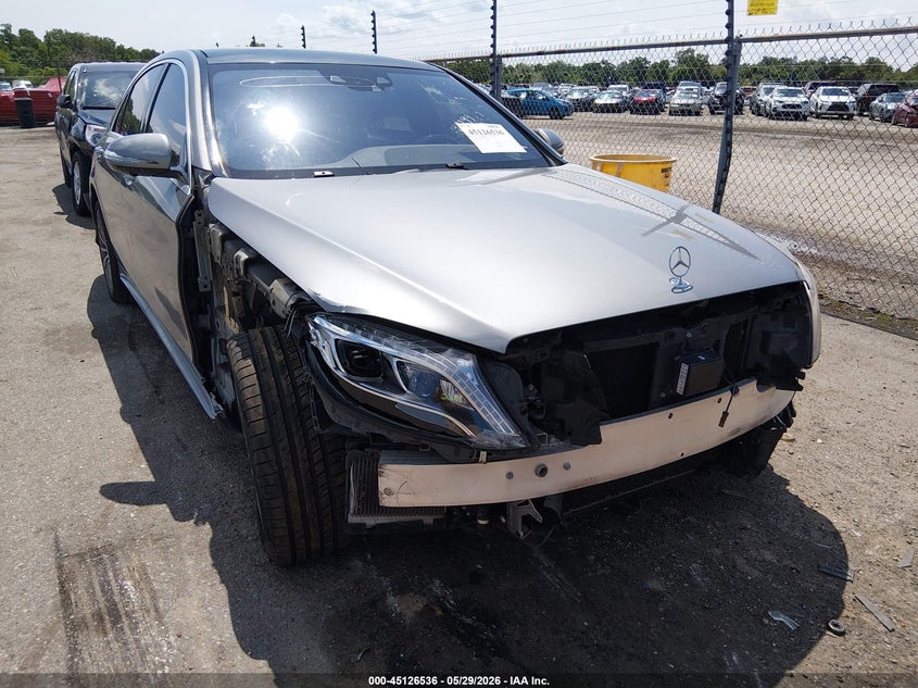 2015 Mercedes-benz S-klasse VIN WDDUG8CB5FA132706 IAAI salvage auction — FRONT END, Salvage (Louisiana), sold $8,075 on 2026-07-13 (photo 1)