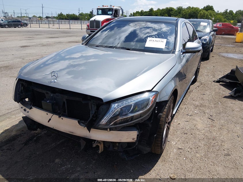 2015 Mercedes-benz S-klasse VIN WDDUG8CB5FA132706 IAAI salvage auction — FRONT END, Salvage (Louisiana), sold $8,075 on 2026-07-13 (photo 2)