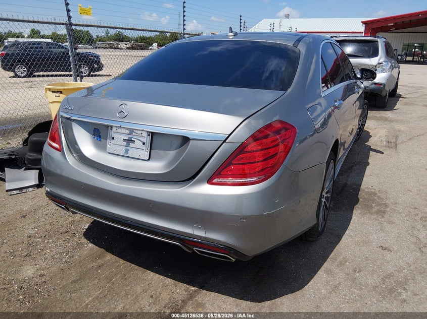 2015 Mercedes-benz S-klasse VIN WDDUG8CB5FA132706 IAAI salvage auction — FRONT END, Salvage (Louisiana), sold $8,075 on 2026-07-13 (photo 4)