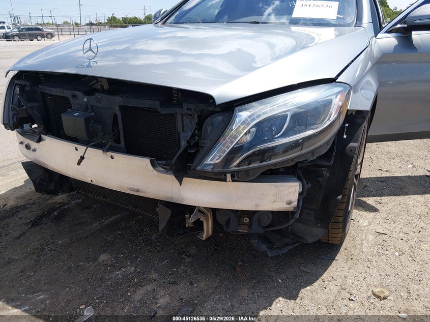 2015 Mercedes-benz S-klasse VIN WDDUG8CB5FA132706 IAAI salvage auction — FRONT END, Salvage (Louisiana), sold $8,075 on 2026-07-13 (photo 6)