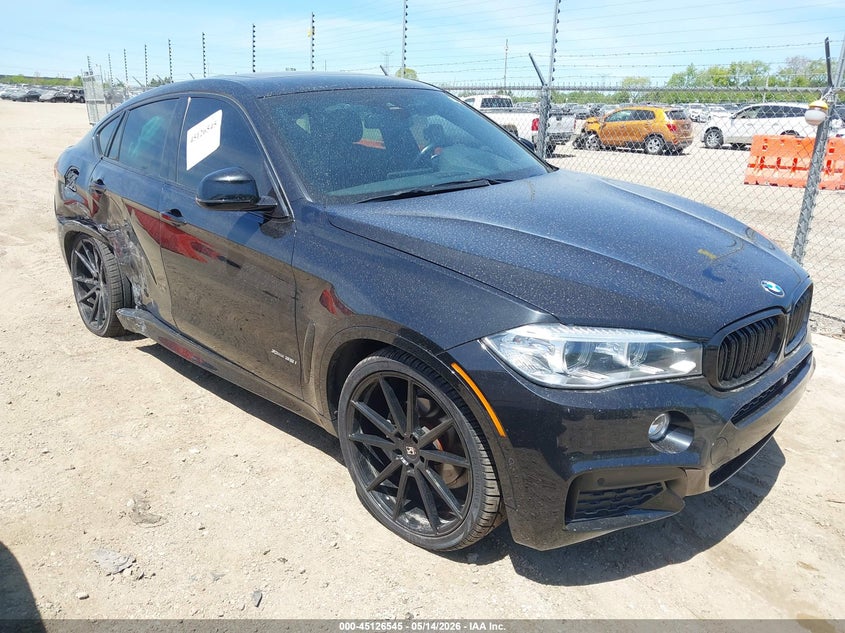 2015 BMW X6 VIN 5UXKU2C58F0N77530 IAAI salvage auction — RIGHT SIDE, Salvage (Illinois), sold $7,700 on 2026-07-29 (photo 1)