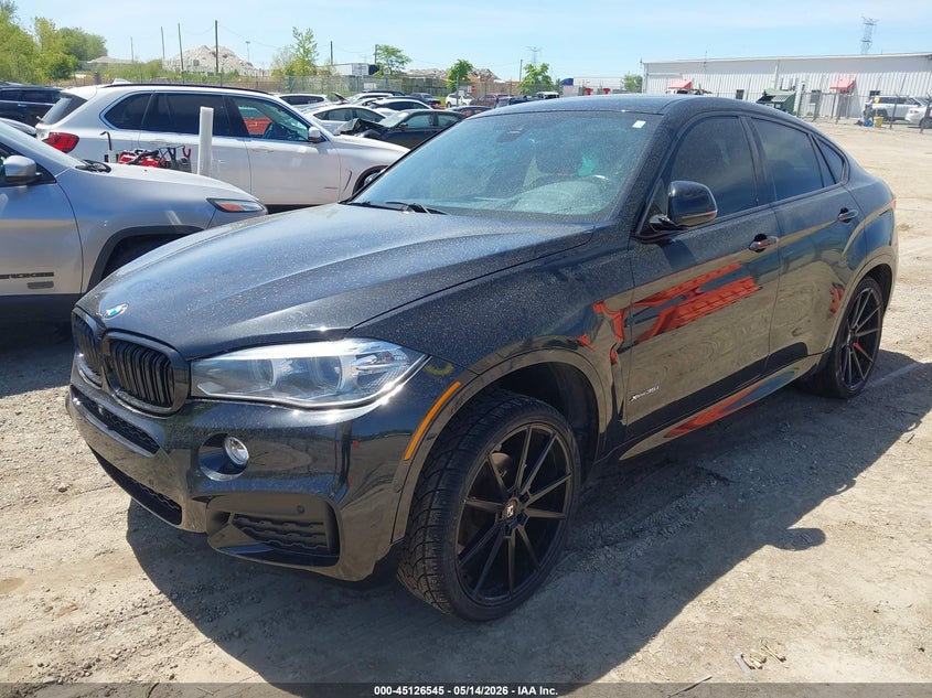 2015 BMW X6 VIN 5UXKU2C58F0N77530 IAAI salvage auction — RIGHT SIDE, Salvage (Illinois), sold $7,700 on 2026-07-29 (photo 2)